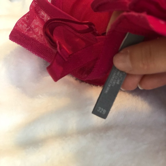AERIE Holiday Pink Bra - Picture 4 of 5